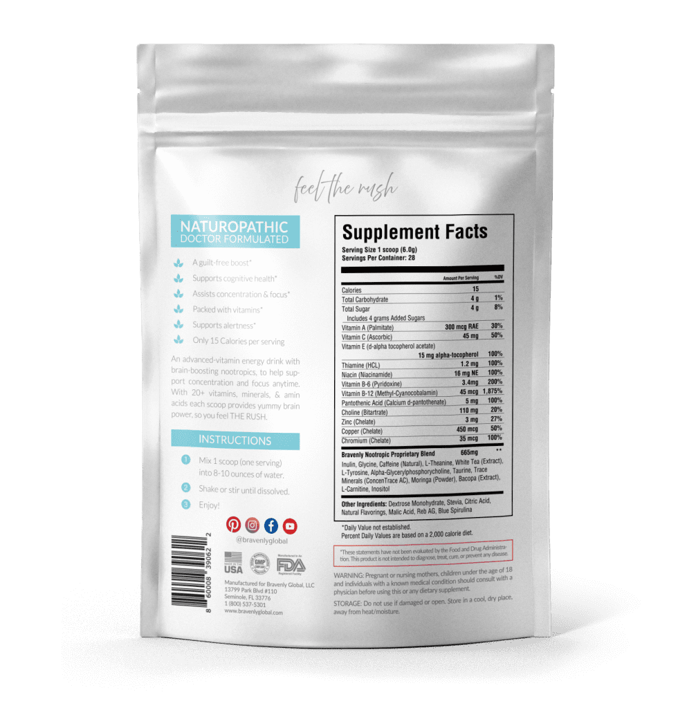 Blue Raspberry Rush | BRAVENLY GLOBAL