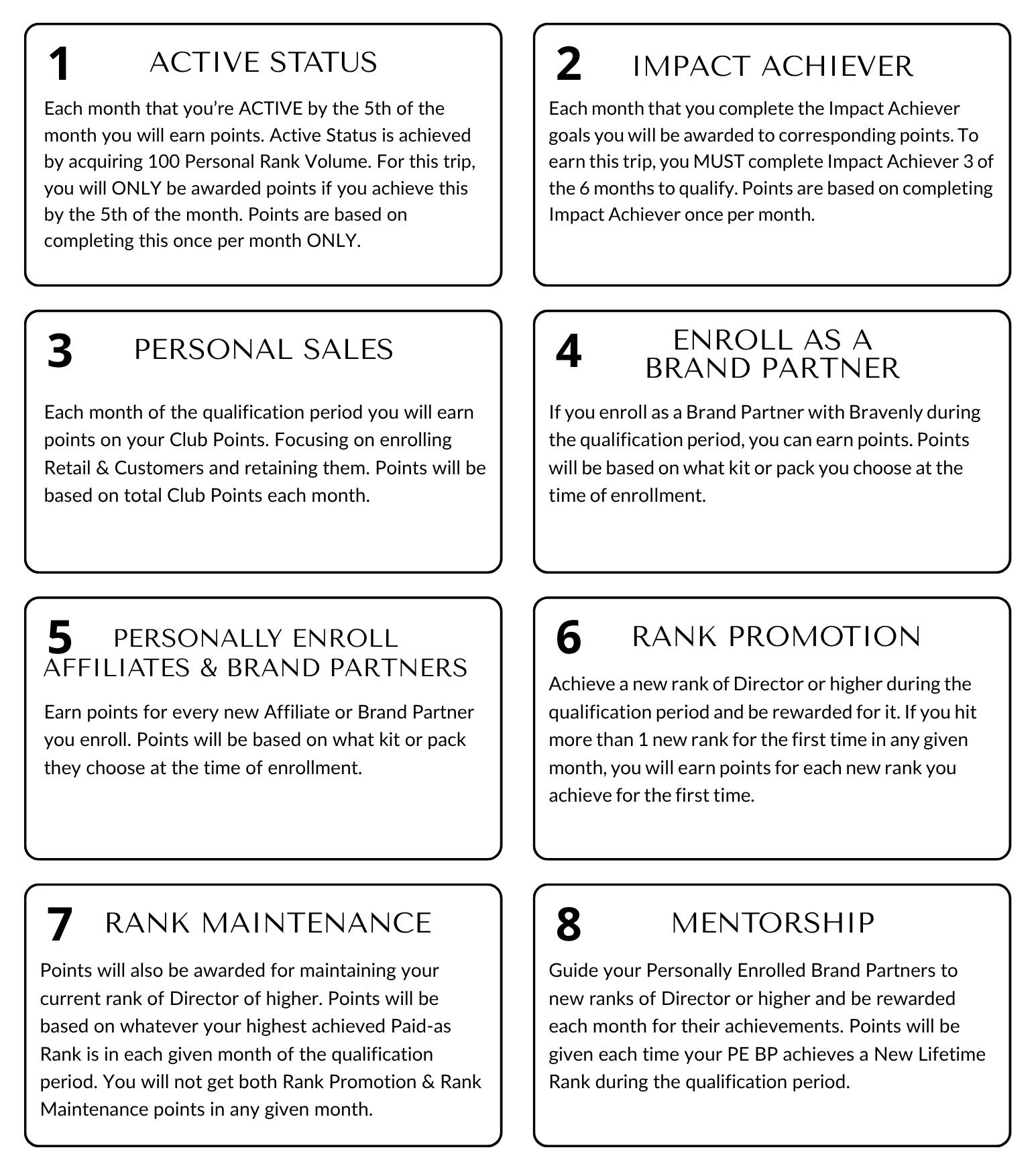 8 formas de ganar puntos